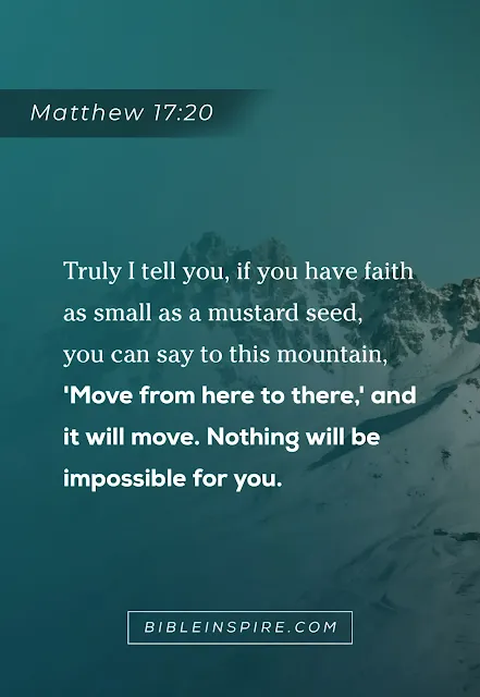 A snowy mountain peak illustrating the Matthew 17:20 Bible verse about faith, a key principle for exercising authority within the Kingdom of God.