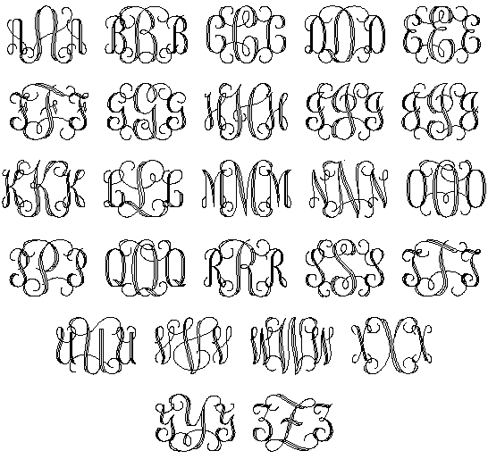 Always Wear Your Invisible Crown: Monograms Oh How I love Thee!