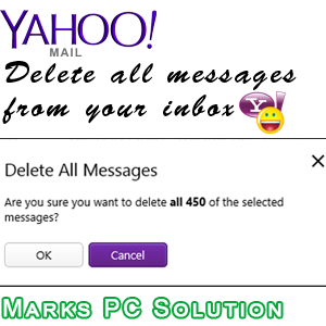 How to Delete All Emails from Yahoo