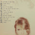 Tracklist: Taylor Swift - 1989