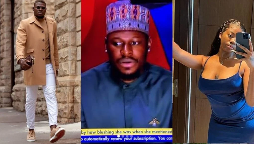 #BBNaija: “Angel has made 5 advances at me in the shower” – Niyi reveals (Video)