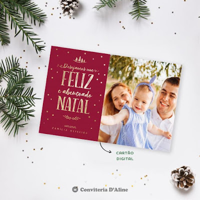 cartao natal presente boas festas familia