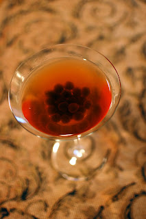 Pumpkin Martini with Tapioca Pearls