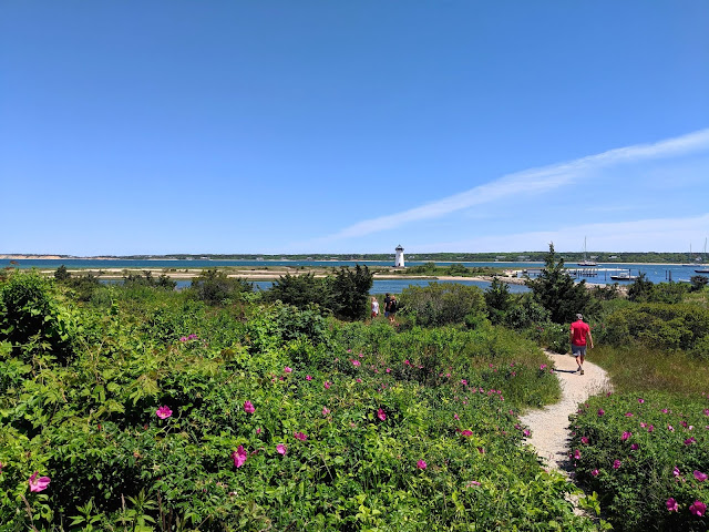 Walking to the Edgartown Lighthouse