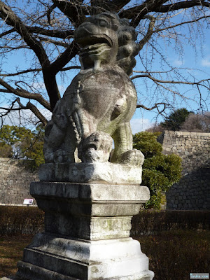 大阪城こま犬