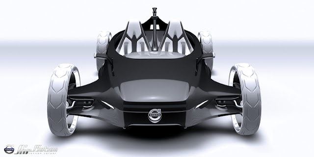 2010 volvo air motion concept front view 2010 Volvo Air Motion Concept