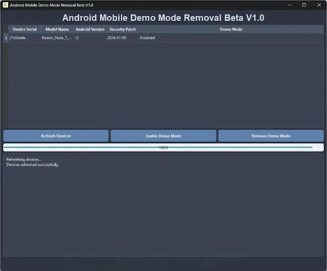 Android Mobile Demo Mode Removal Beta V1.0 [2024]