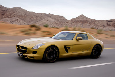 Mercedes SLS AMG Desert Gold 8 Mercedes Benz Debuts SLS AMG Desert Gold at Dubai Show