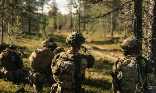 British Troops Join Training Drill With Swedish And Finnish Forces