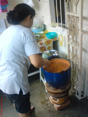 laksa soup. laksa soup. A pot of laksa soup like this; A pot of laksa soup like this