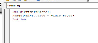 Crear Macros en Excel