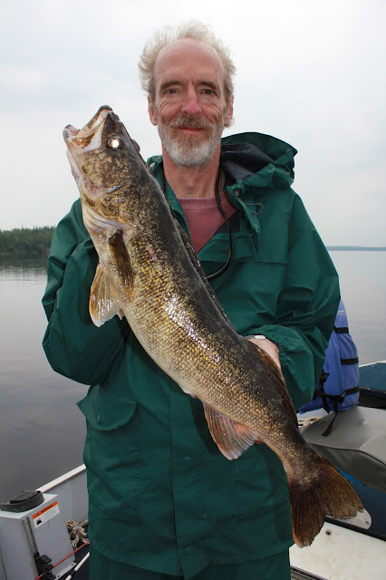 huge giant trophy pike walleye Red Lake Ontario Canada fishing report Nungesser Anglers Kingdom