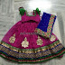 Bright Pink Half Saree