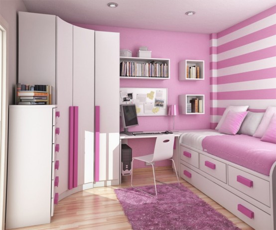 home design interior decor home furniture architecture Colorful Teen Bedroom Design Ideas 500x499