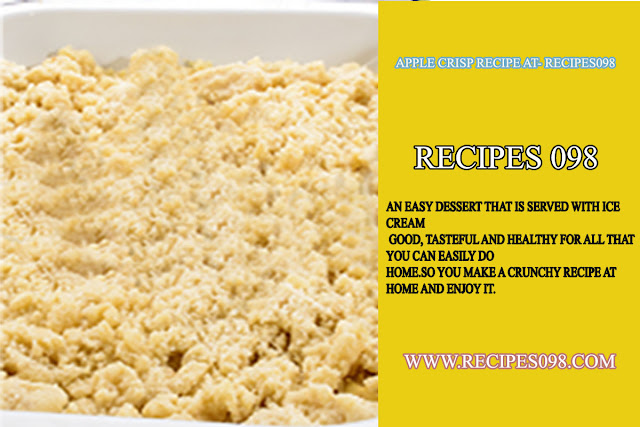 Apple crisp recipe at- recipes098