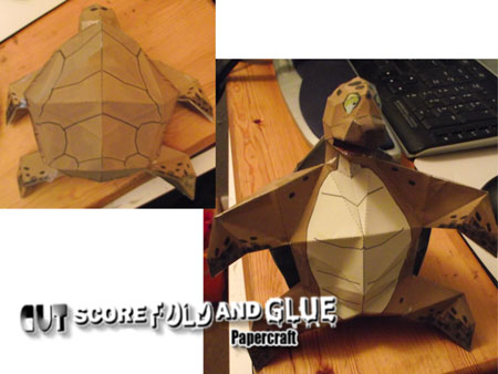 Dragon Ball Z Turtle Papercraft