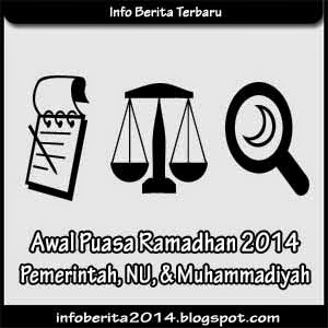 Awal Ramadhan 2014  Pemerintah, NU, dan Muhammadiyah 
