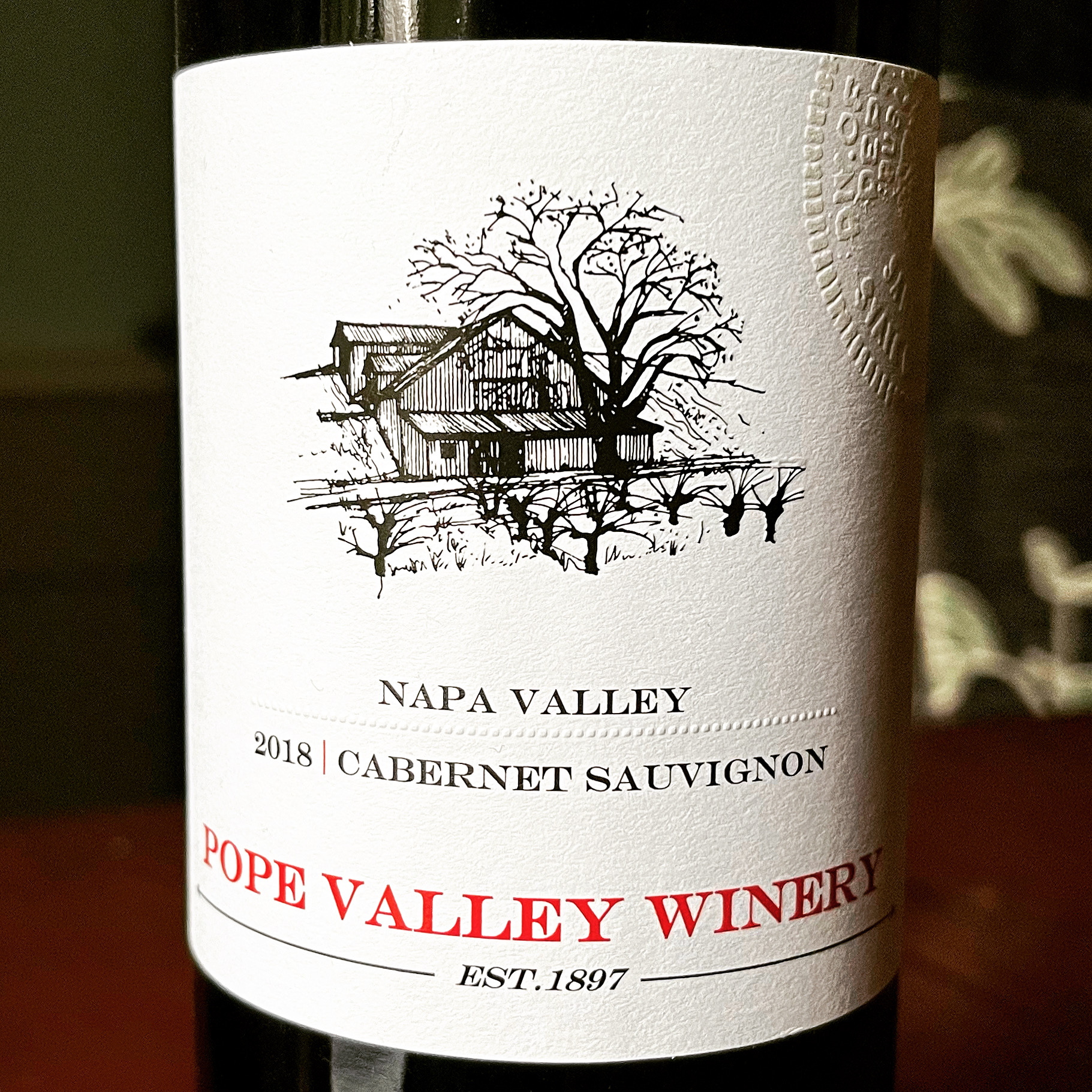 Pope Valley Winery Merlot Napa Valley 2018