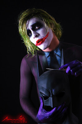 The Joker Airbrush Body Painting Photography