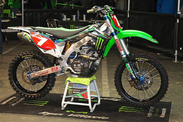 The 2013 Supercross Works Bikes