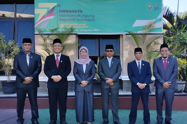 Spirit HUT MA ke-77 bagi hakim-hakim Pengadilan Agama Selong