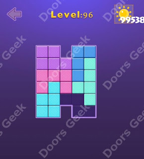 Cheats, Solutions, Walkthrough for Move Blocks Easy Level 96