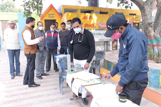 एनटीपीसी दादरी द्वारा रसूलपुर में आयोजित मैडीकल कैम्प में 350 ग्रामवासियों ने लाभ उठाया।