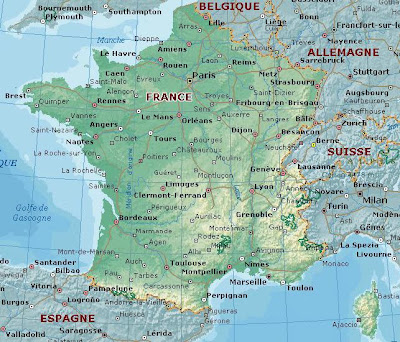 France Carte Monde Grande