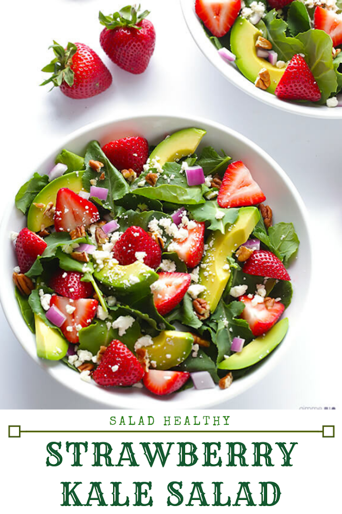 STRAWBERRY KALE SALAD