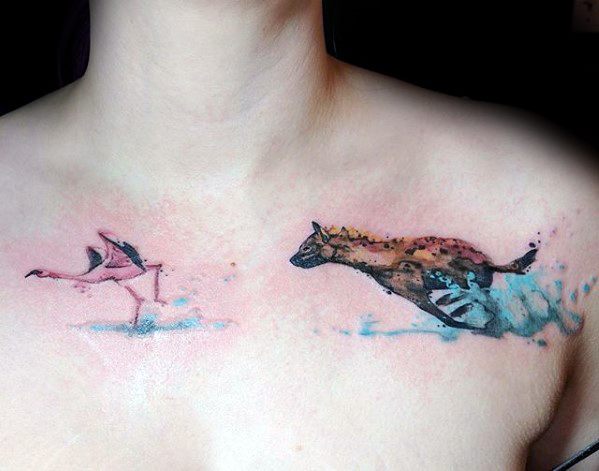40 tatuagens de hiena para inspirar vocês