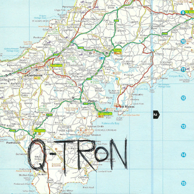 'Q-TRON - Cover Artwork' - by Major Gubbins & TONE.