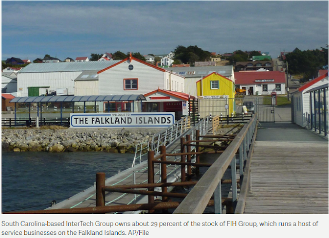 On business: South Carolina company is currently a heavy hitter in the Falkland Islands