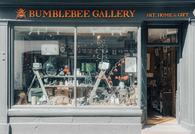 window display of a gift shop