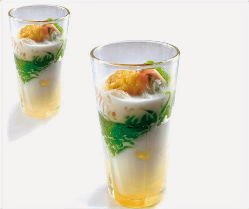 Chè bánh lọt đậu xanh