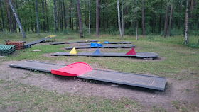 The Play4Score miniature golf course in Riga, Latvia