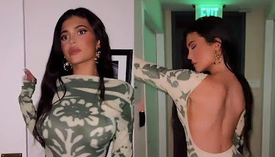 Kylie Jenner enjoys the party twerking and flaunting her Green Dress with Stassi