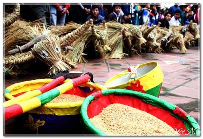 Độc đáo lễ hội trâu rơm bò rạ đầu năm
