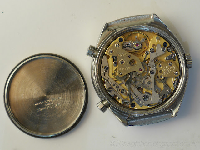 Servicing a 70s Heuer Carrera Automatic Chronograph with the lengendary Heuer Calibre 12