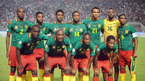 Cameroon Teams at FIFA world Cup 2014