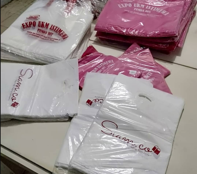 Sablon Tas Plastik Untuk Toko