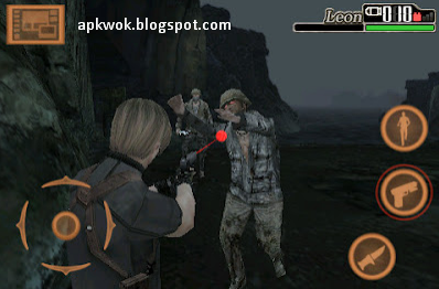  yang pada kesempatan kali ini mau brbagi dengan kalian semua Game Petualangan yang sangat Download Game Resident Evil 4 ISO PSP Save Data For Android/PC