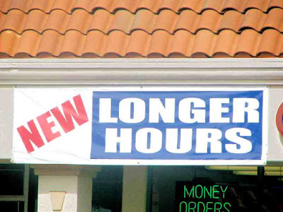 New Longer Hours - Slave to Time Is Money