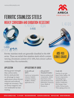 https://ambicasteels.com/stainless-steel-grades/ferritic-stainless-steels/