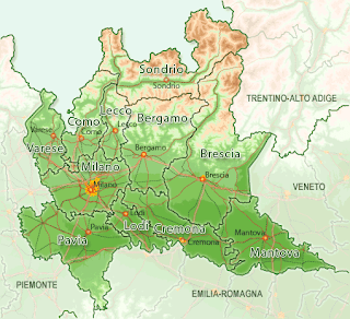 Lombardia map