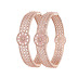 Rose gold bangles