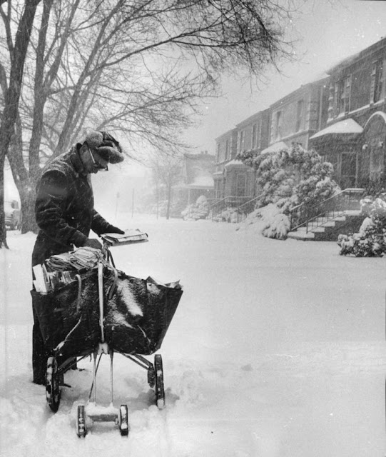 Fotografías de la tormenta de nieve de Chicago en 1967