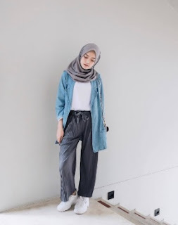 Outfit OOTD Hijabers Terbaru Masa kini 2019