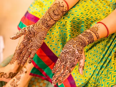 Unique Mehendi Design for women