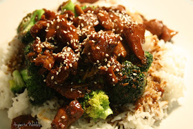 Chicken Teriyaki Finished with Sesame Seeds from www.anyonita-nibbles.com