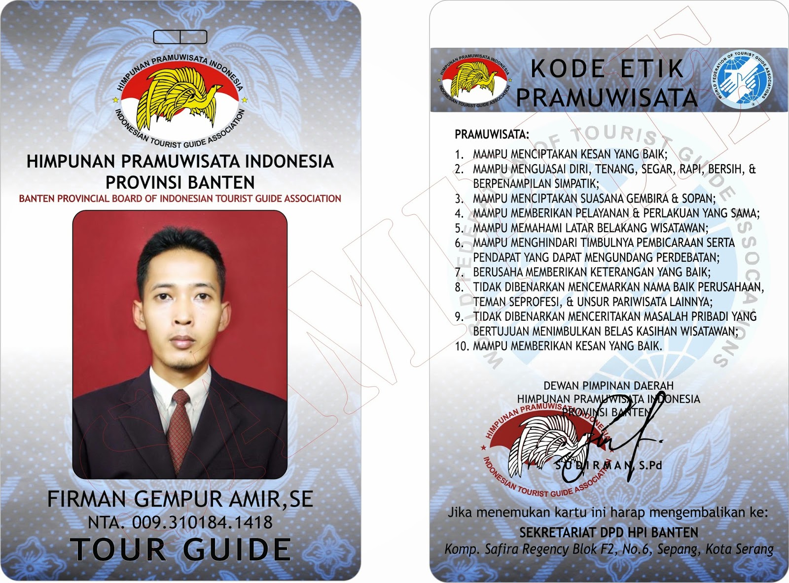 Contoh Id Card - Temblor En